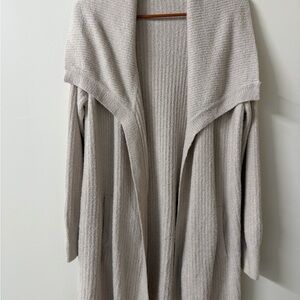 Barefoot Dreams Cozychic Lite Cream Cardigan